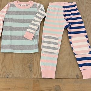 Hanna Andersson Long Sleeved Pajamas. Size 3.